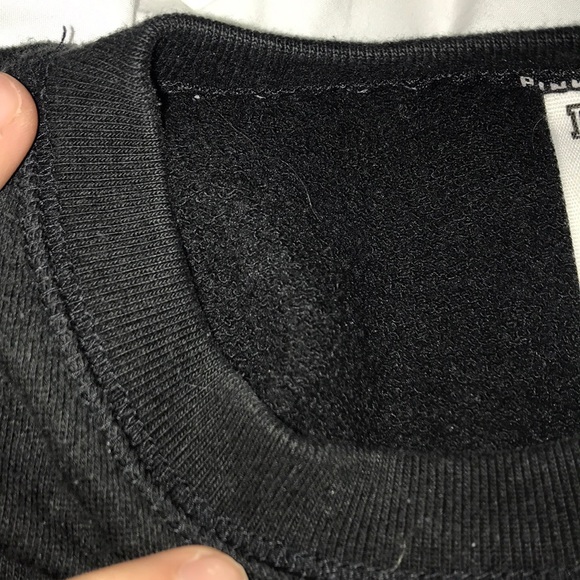 PINK black sweater with white stripes - Picture 4 of 6